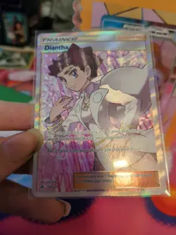 Diantha 130/131 - Pokemon Sun & Moon Forbidden Light Full Art Ultra Card English - Image 3