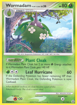 Wormadam Plant Cloak 41/132 Rare | Secret Wonders | Pokemon Card - Image 1