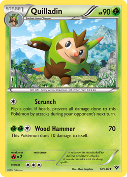 Quilladin 13/146 Uncommon | XY | Pokemon Card - Image 1