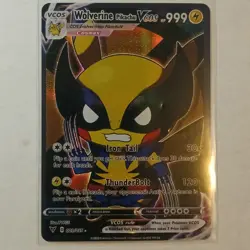 Wolverine Pikachu Pokemon Fan Art Custom Card - Image 1