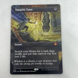 Vampiric Tutor (Borderless) Dominaria Remastered Regular - Image 1