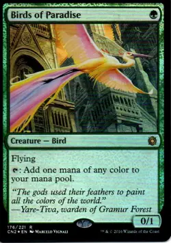 MTG: Conspiracy: Take the Crown: Birds of Paradise : Lightly played Condition - Image 1