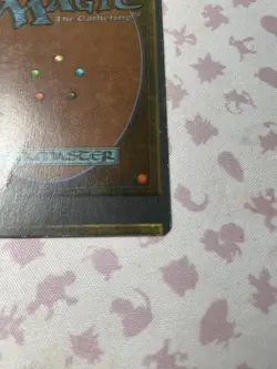 Misprinted 1995 MTG Fourth Edition Circle Of Protection White Damaged But Unique - Image 3