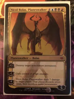 NM Nicol Bolas, Planeswalker - MtG: Conflux - Image 1