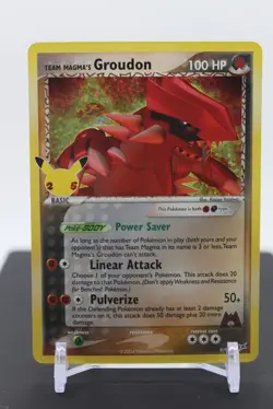 Team Magma's Groudon 9/95 Holo - Pokemon Celebrations: Classic Collection (2) - Image 1