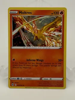 Moltres (Cosmos Holo) 021/172 Brilliant Stars Pokemon TCG - Image 1