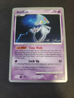 2009 Pokemon World Championships Legends Awakened Azelf 19/146 Rare NM - Image 1