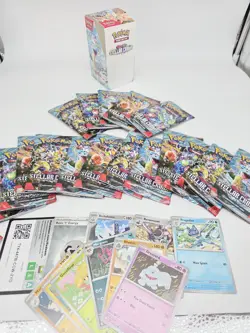 Pokemon TCG Stellar Crown Booster Packs - 18 Loose Packs From Half Box - OPENED - Image 2