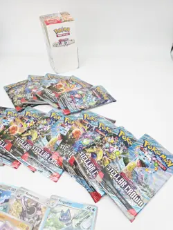 Pokemon TCG Stellar Crown Booster Packs - 18 Loose Packs From Half Box - OPENED - Image 3