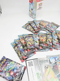 Pokemon TCG Stellar Crown Booster Packs - 18 Loose Packs From Half Box - OPENED - Image 4