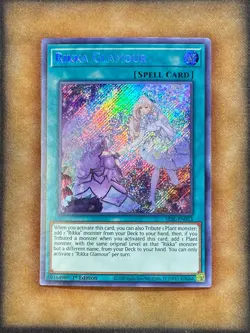 Yugioh Rikka Glamour SESL-EN023 Secret Rare 1st Ed NM - Image 1