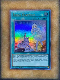 Yugioh Rikka Glamour MAZE-EN062 Ultra Rare 1st Ed NM - Image 1