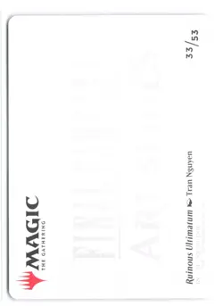 MTG Ruinous Ultimatum Art Card S ASFIN 33 NM - Image 2