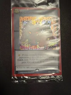 MetaZoo Kickstarter ARCH CASTER POKER NIGHT Sealed Holo Promo Card #066/1000 SP - Image 2