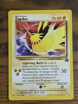 Pokemon Wotc Black Star Promos 3 LEGENDARY BIRDS nice looking cards,, - Image 2