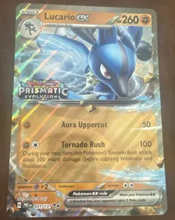 Pokemon TCG Lucario Ex Jumbo Oversized Large Card 051/131 HP 260 Stage 1 - Image 1