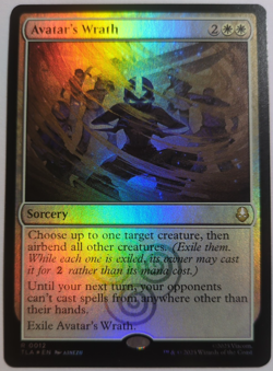 MTG Magic The Gathering - Avatar's Wrath - Avatar (#12) FOIL NM - Image 1