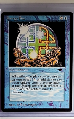 1994 MTG Magic The Gathering ATQ Antiquities Vintage Energy Flux - Image 1
