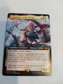 Lightning, Army of One (Extended Art) Final Fantasy Regular - Image 1