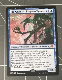 MTG Jin-Gitaxias, Progress Tyrant (59/302) Kamigawa: Neon Dynasty - Image 1