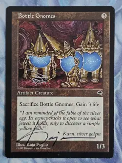 Bottle Gnomes - Tempest - Magic the Gathering - Signed - Kaja Foglio - Image 1