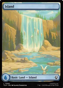 FOIL Island (293) Full Art - Avatar the Last Airbender - MTG - NM - Image 1