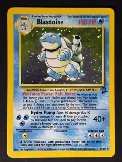 Pokemon TCG Blastoise Base Set 2 2/130 Holo Unlimited Holo Rare - Image 1