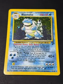 Pokemon TCG Blastoise Base Set 2 2/130 Holo Unlimited Holo Rare - Image 2
