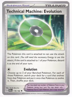 Technical Machine: Evolution 178/182 - SV04: Paradox Rift - LP Pokemon Tool - Image 1