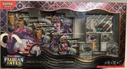 Pokemon Paldean Fates Great Tusk ex & Iron Threads ex Premium Collection - Image 1