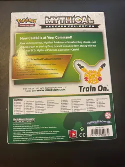 Pokemon 2016 20th Anniversary XY Generations Celebi Mythical Pin Collection Box - Image 2