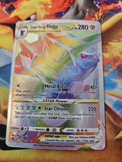 Pokemon TCG Astral Radiance Origin Forme Dialga VSTAR 198/189 *Pack Fresh* - Image 1