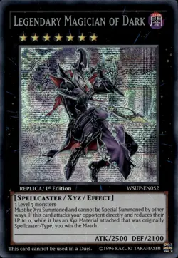 Legendary Magician of Dark 1st Ed EU Print Pris Secret WSUP-EN052 Yu-Gi-Oh! - Image 1