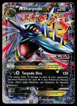 Pokemon Card M Sharpedo EX XY200 XY Promos - Image 1