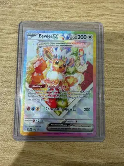 Pokemon TCG Eevee EX 174 Prismatic Evolutions SPC Promo Card (NM Condition) - Image 1