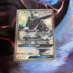 Pokemon TCG Rayquaza GX 177a/168 Alternate Secret Rare Holo Card Near Mint - Image 1