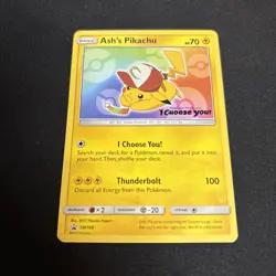 Ash’s Pikachu “I Choose You” Pokemon Movie Promo Card SM108 TCG Nintendo - Image 1
