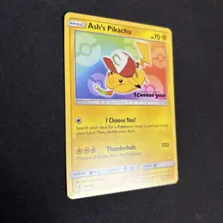 Ash’s Pikachu “I Choose You” Pokemon Movie Promo Card SM108 TCG Nintendo - Image 2