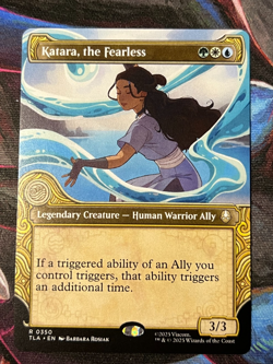 MTG Katara, the Fearless - Showcase, NM-Mint, English Avatar: The Last Airbender - Image 1
