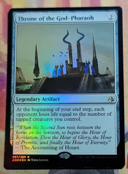 Throne of the God-Pharaoh (Foil) MTG Amonkhet (AKH) (NM) - Image 1