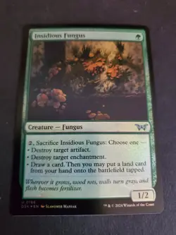 Insidious Fungus (foil) Duskmourn Mythic Relics DSK MTG NM - Image 1