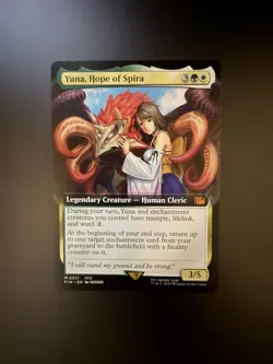 MTG Final Fantasy English Yuna, Hope of Spira Extended Art 0517 Non-Foil - Image 1