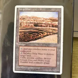 MTG Magic the Gathering Strip Mine (363/379) Fourth Edition MP LAND - Image 1