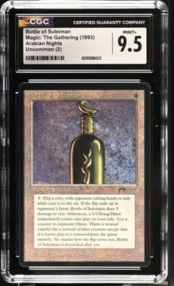 Bottle of Suleiman, Arabian Nights Mtg. CGC 9.5 Mint+! - Image 1