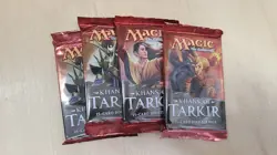 Khans Of Tarkir - Sealed Booster Pack (Magic the Gathering Mtg) English X4 - Image 1