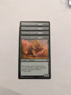 (4) Quakestrider Ceratops *PLAYSET* Foundations Regular NM MTG - Image 1