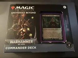 MTG x Warhammer 40K Sealed Commander Deck Necron Dynasties - Image 1