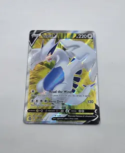 Pokemon Lugia V Full Art 185/195 Swsh12 Sword & Shield Silver Tempest Holo - Image 2