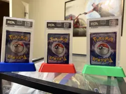 1999 PSA GRADED Starter Pokemon Lot Charmander Squirtle Bulbasaur Shadowless - Image 2