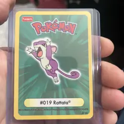 Pokemon Funskool India 2004 - Rattata Who am IU Holo NM #2 - Image 1